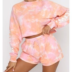 cali and cute SHORTS pink sunset